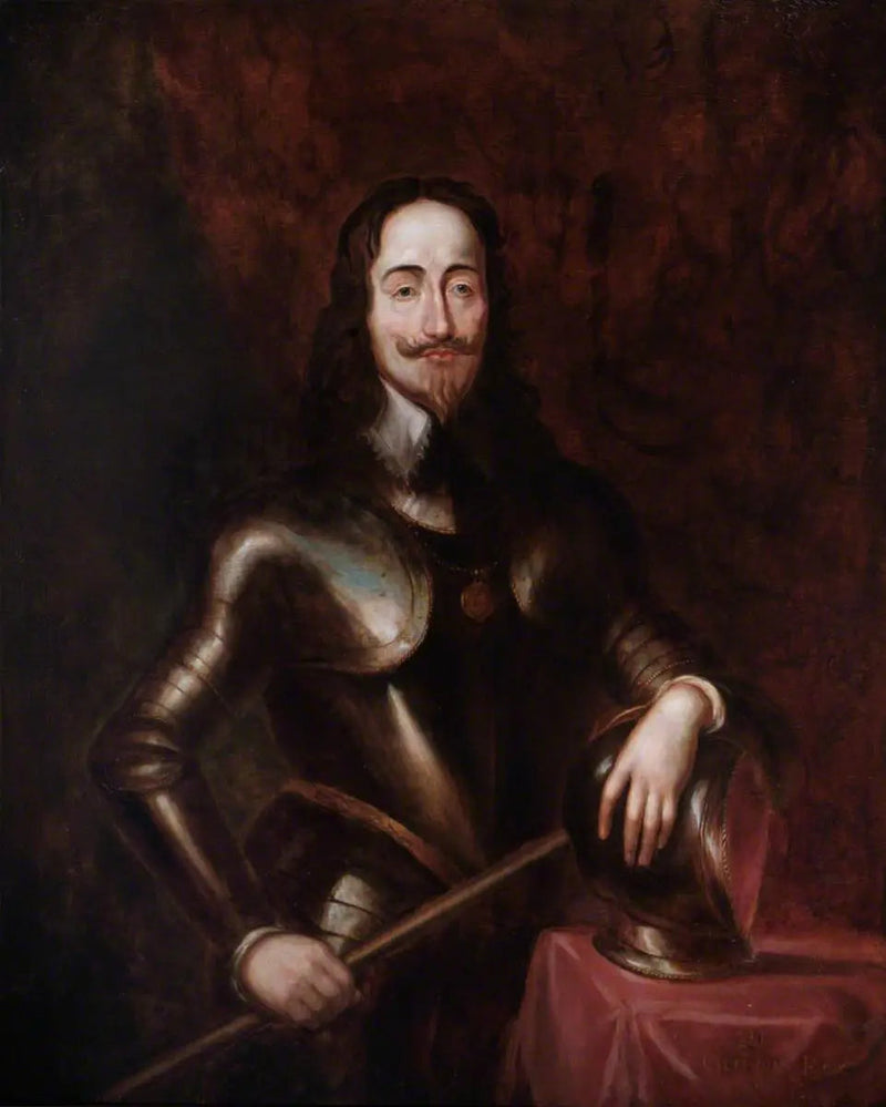 Carlos I (1600-1649), de armadura - Antoine van Dyck