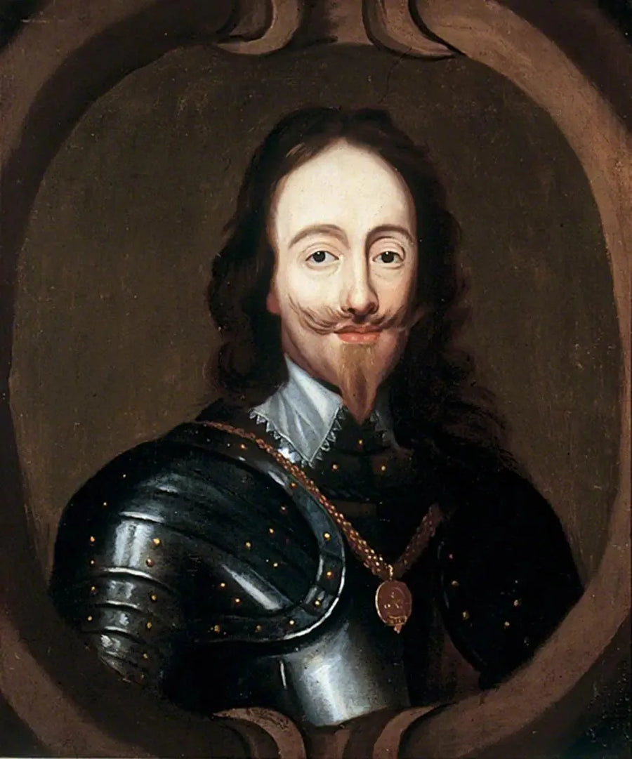 Carlos I (1600–1649) (talvez após um retrato de Henry Stone) - Antoine van Dyck