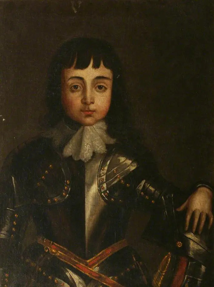 Carlos II (1630–1685), criança (versão de um detalhe de um retrato de grupo) - Antoine van Dyck