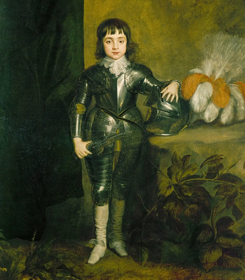 Carlos II quando era príncipe de Gales (1630-1685) - Antoine van Dyck