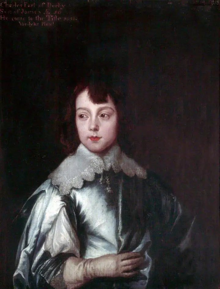 Charles Stanley (1628–1672), 8º conde de Derby - Antoine van Dyck