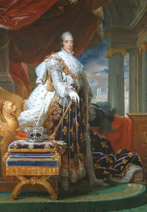 Charles X (1757-1836), em traje de coroação - François Gérard
