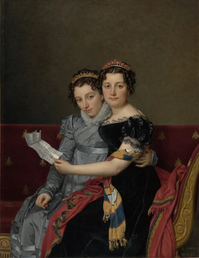 Charlotte e Zenaïde Bonaparte - Jacques-Louis David
