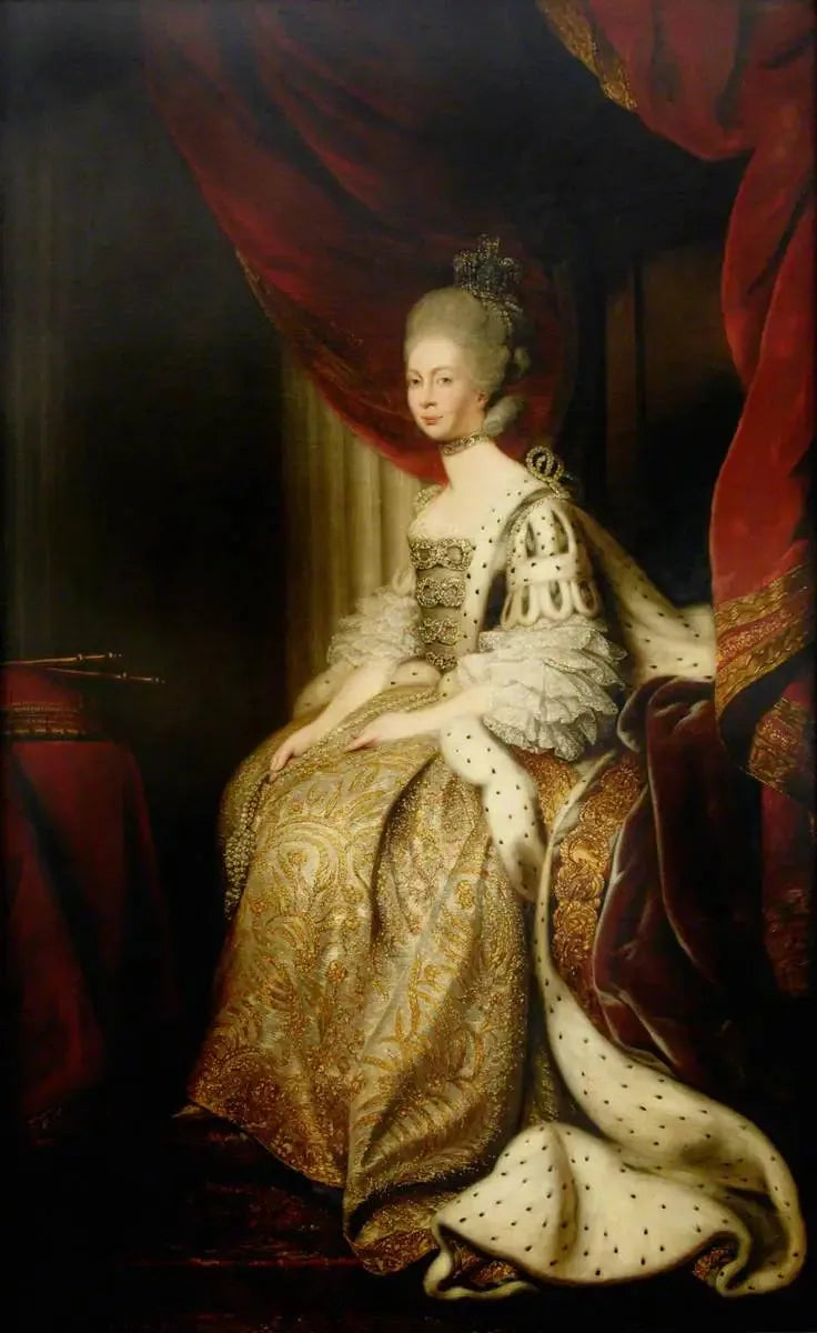 Charlotte-Sophie de Mecklembourg-Strelitz (1744–1818), rainha consorte de George III - Joshua Reynolds
