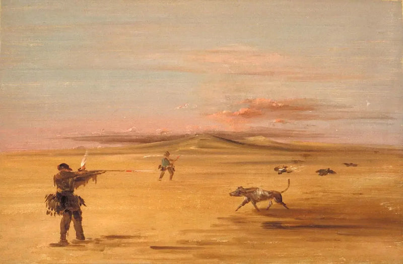 Caça ao Tetra na pradaria do Missouri - George Catlin