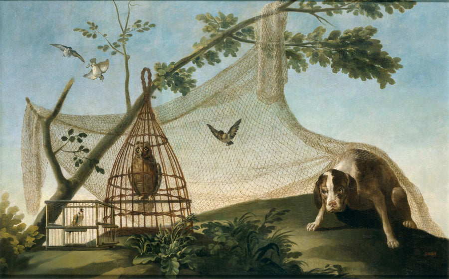 Chasse avec un appeau - Francisco de Goya