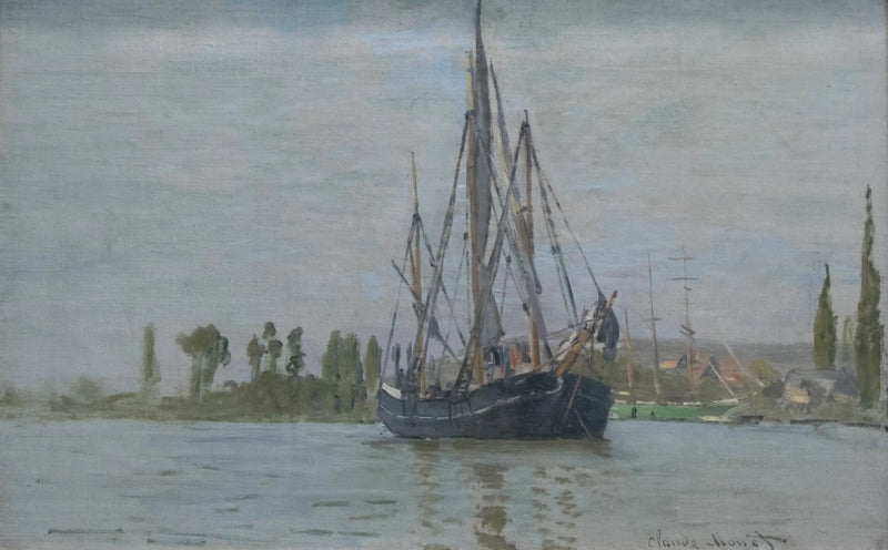 Chasse-marée ancorado - Claude Monet