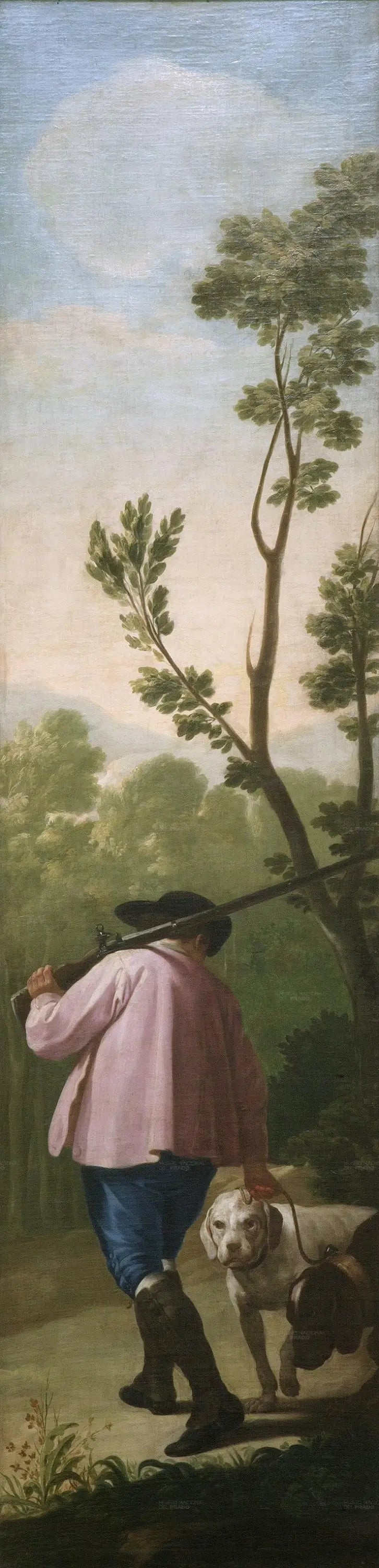 Caçador com seus cães - Francisco de Goya