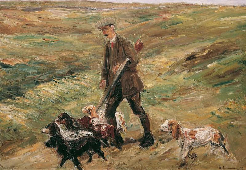 Caçador nas dunas - Max Liebermann