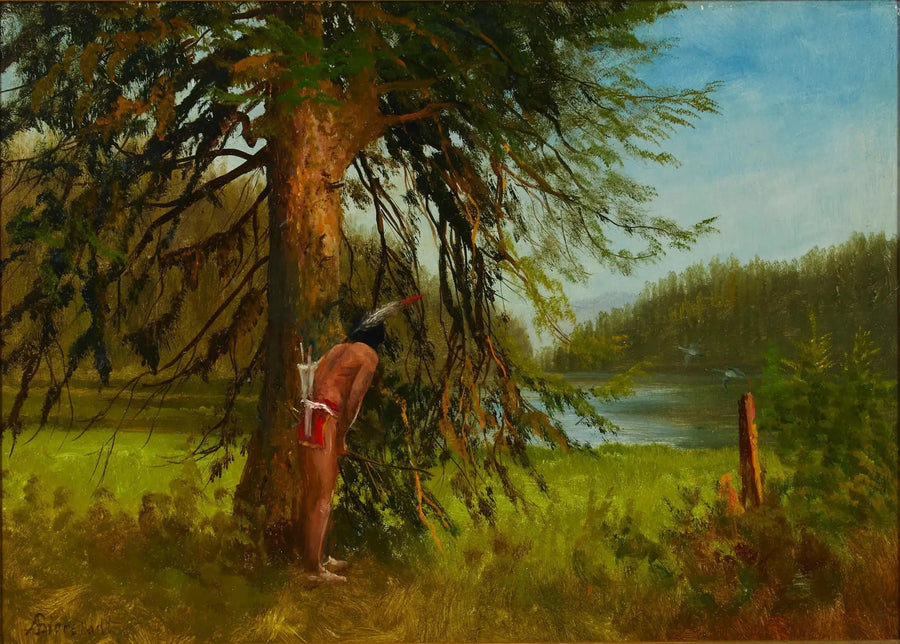 caçador indiano - Albert Bierstadt