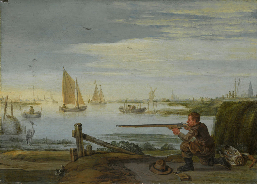 Un chasseur d'oiseaux - Arent Arentsz