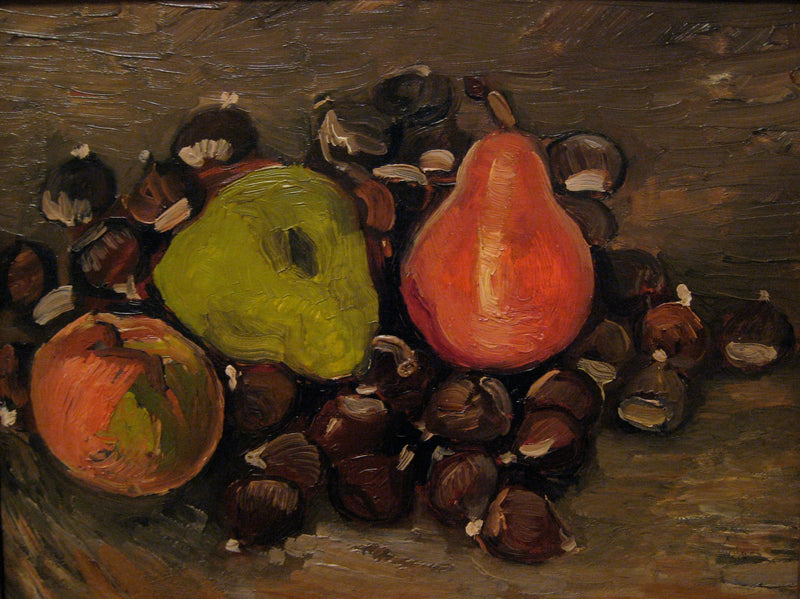 Natureza morta com frutas e castanhas - Vincent van Gogh