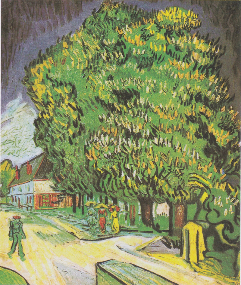 Castanheiros em flor - Vincent van Gogh