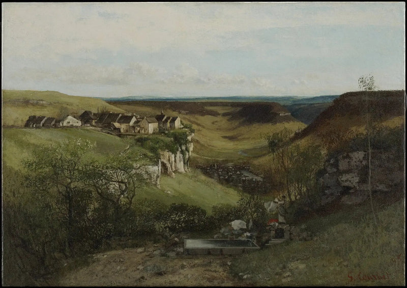 Castelo de Ornans - Gustave Courbet