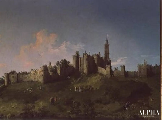 Château d'Alnwick - Giovanni Antonio Canal - Reproductions de tableaux et peintures haut de gamme