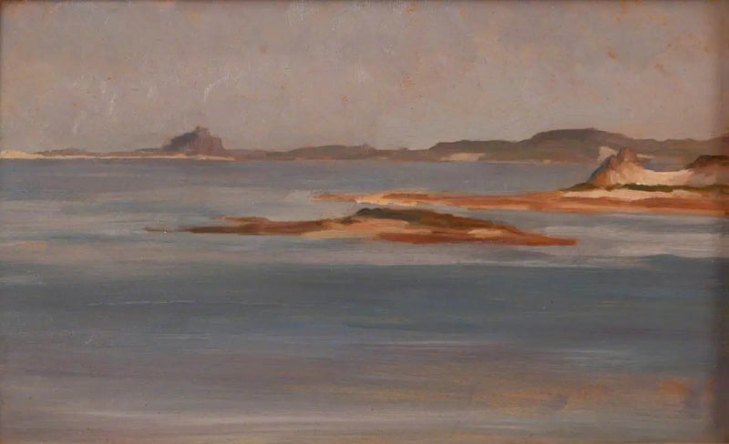 Castelo de Bamburgh, Northumberland - Frederic Leighton