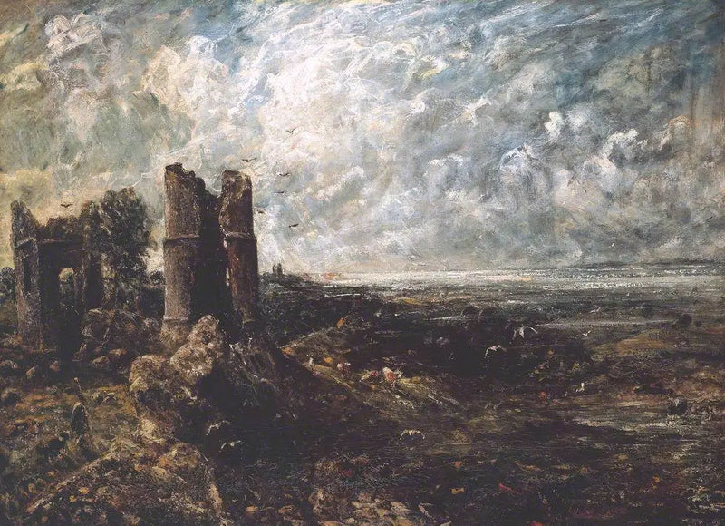 Castelo de Hadleigh (esboço) - John Constable