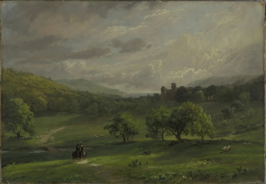 Castelo de Lulworth - Jasper Francis Cropsey
