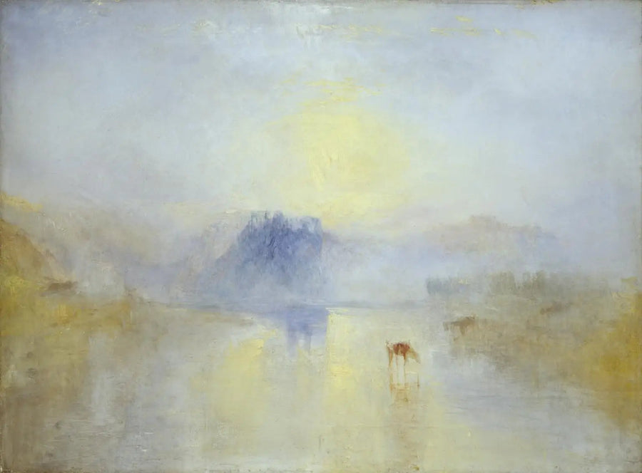 Castelo de Norham, nascer do sol - J. M. W. Turner