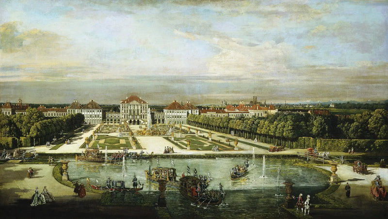 Castelo de Nymphenburg, Munique - Canaletto