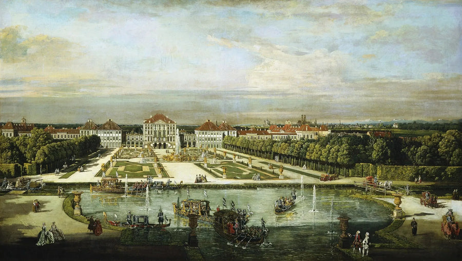 Castelo de Nymphenburg, Munique - Canaletto