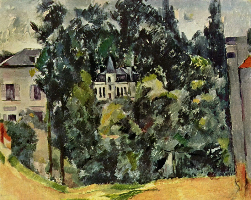 Castelo nos arredores de Paris - Paul Cézanne