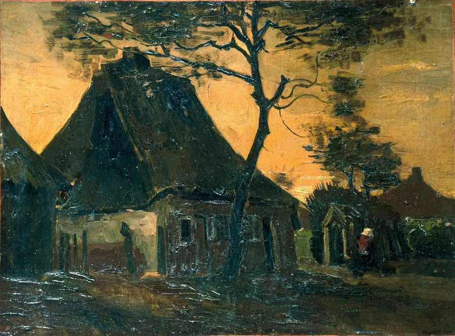 Chalé arborizado - Vincent van Gogh