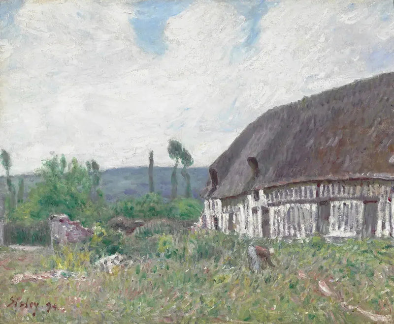 Cabana na Normandia - Alfred Sisley