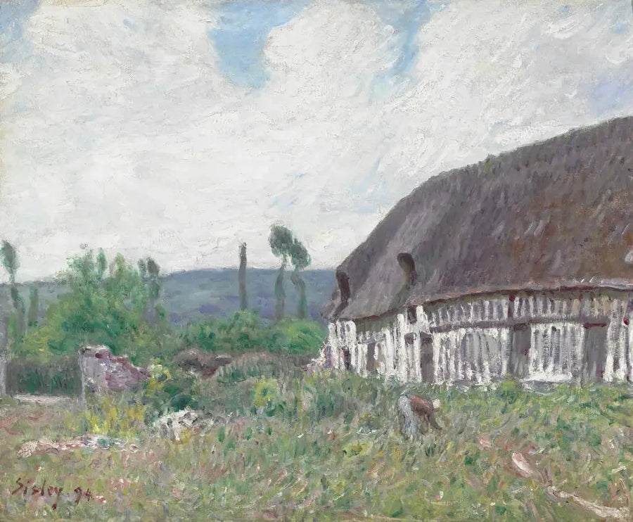 Cabana na Normandia - Alfred Sisley