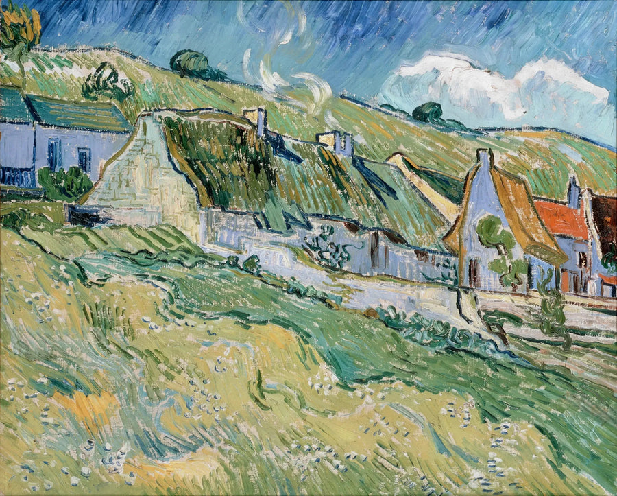 Chalés em Auvers-sur-Oise - Vincent van Gogh