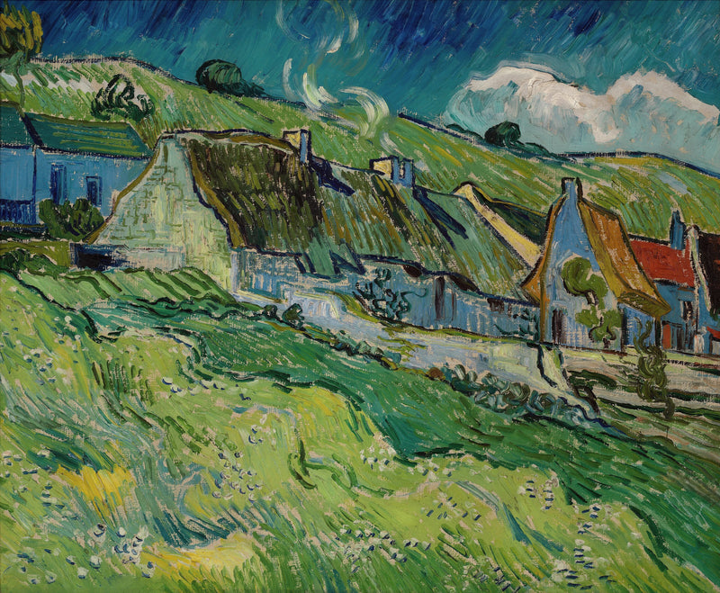 Chalés em Auvers-sur-Oise - Vincent van Gogh