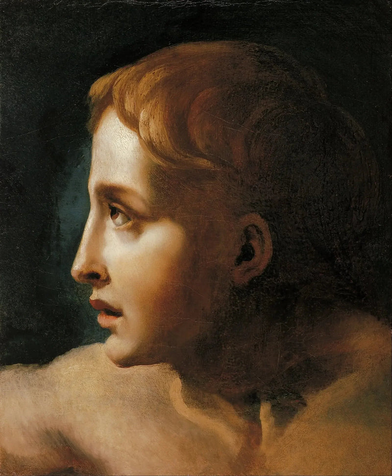 Chefe de um jovem - Théodore Géricault