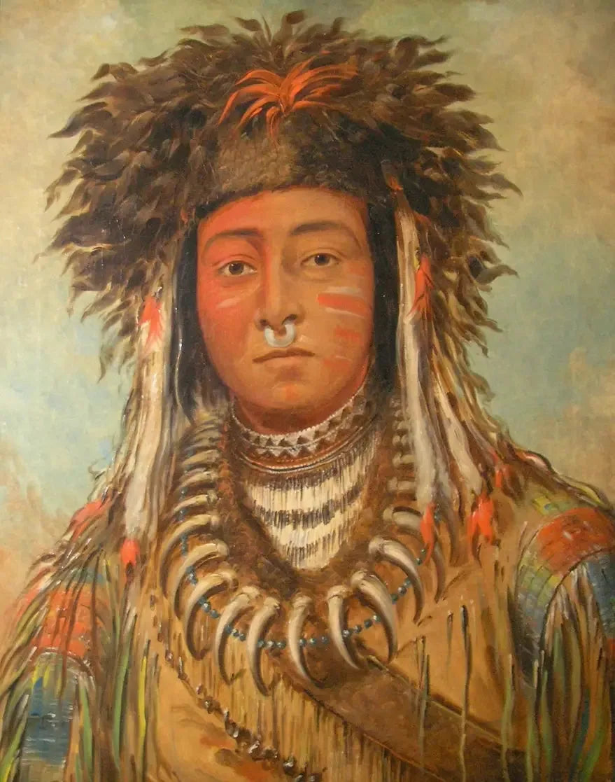 Chefe de garçons - Ojibbeway - George Catlin
