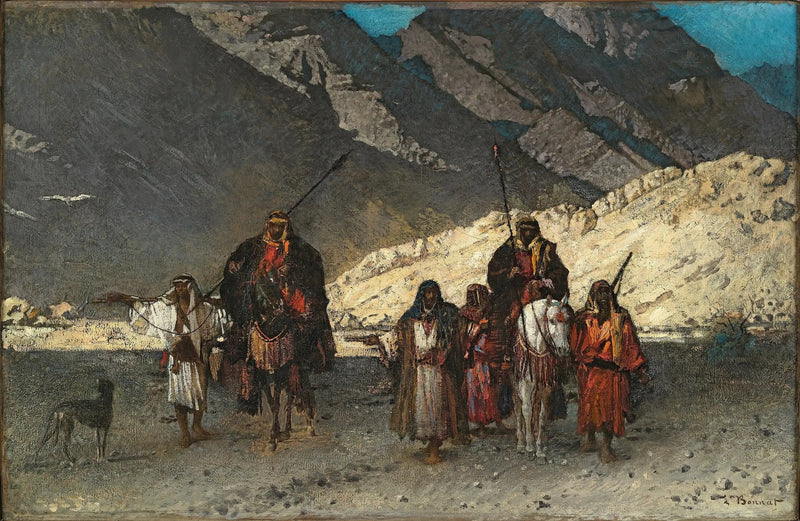 Xexés árabes nas montanhas - Léon Bonnat