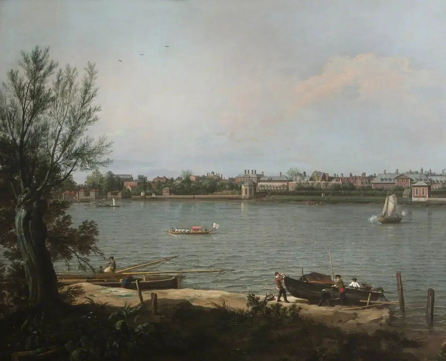 Chelsea desde o Tamisa até Battersea Reach - Canaletto