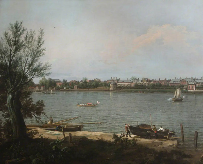 Chelsea desde o Tamisa até Battersea Reach - Canaletto