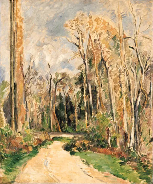 Caminho na entrada da floresta - Paul Cézanne