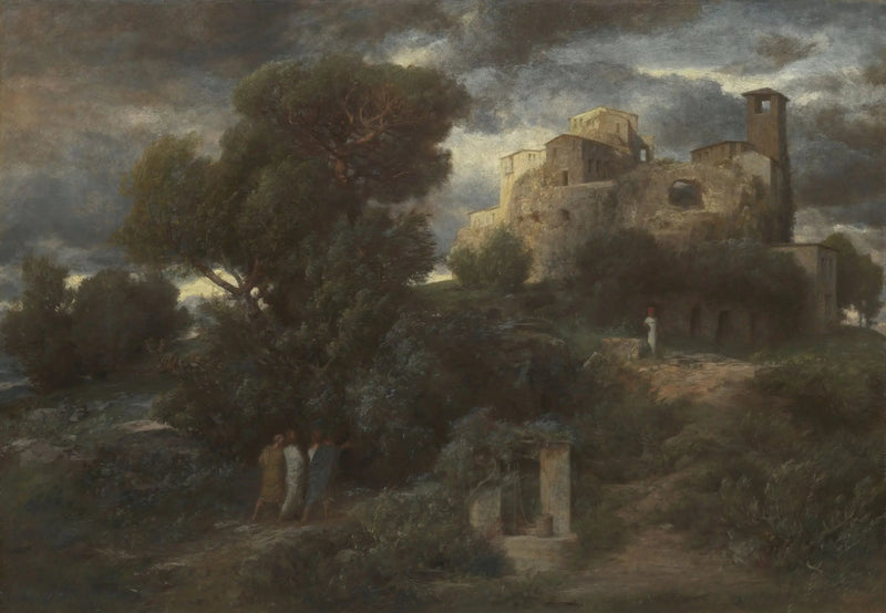 Caminho de Emmaus - Arnold Böcklin