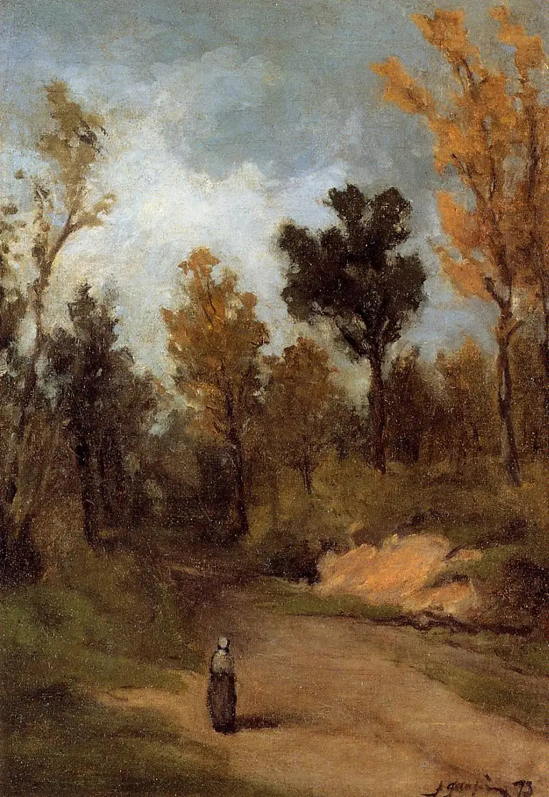 Caminho na floresta - Paul Gauguin