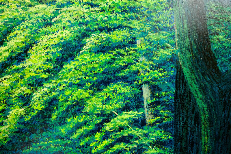 Caminho na Floresta Verde  | 130 x 190 cm