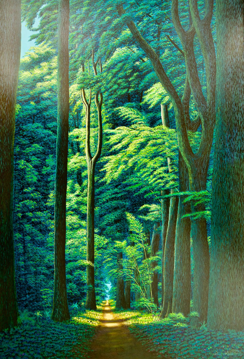 Caminho na Floresta Verde  | 130 x 190 cm