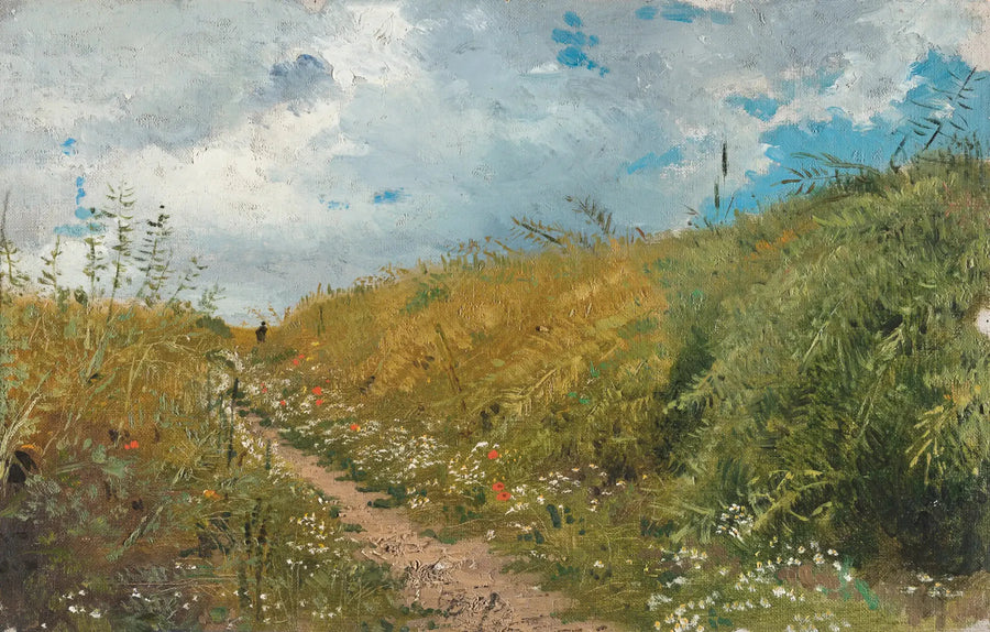 Caminho em um vale - Ilya Repin