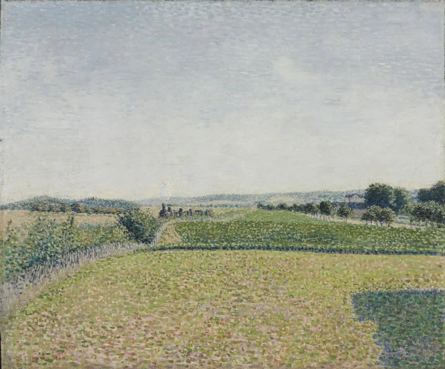 Ferrovia para Dieppe - Camille Pissarro