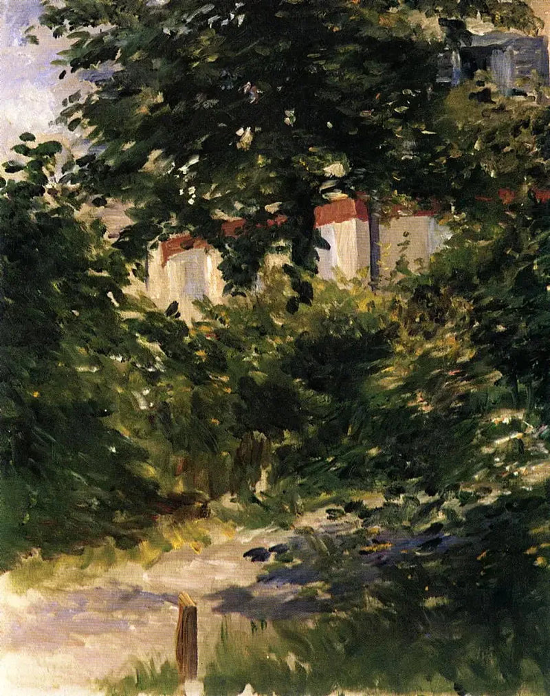 Caminho de jardim em Rueil - Édouard Manet