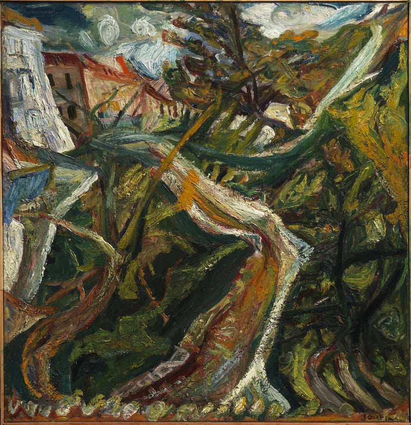 Caminho da Fonte dos Tins em Céret - Chaim Soutine