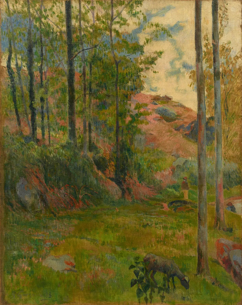 Caminho na parte inferior de Pont-Aven - Paul Gauguin