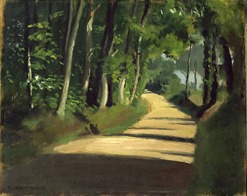 Caminho ensolarado em Honfleur - Félix Vallotton