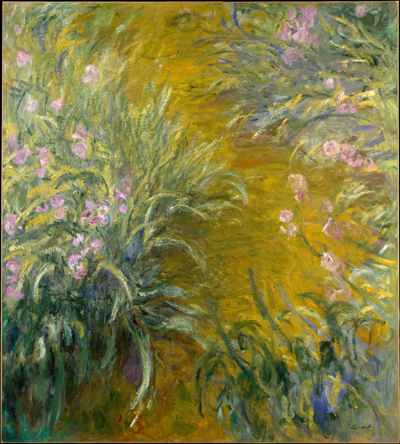 O Caminho entre as íris, Met W1828 - Claude Monet