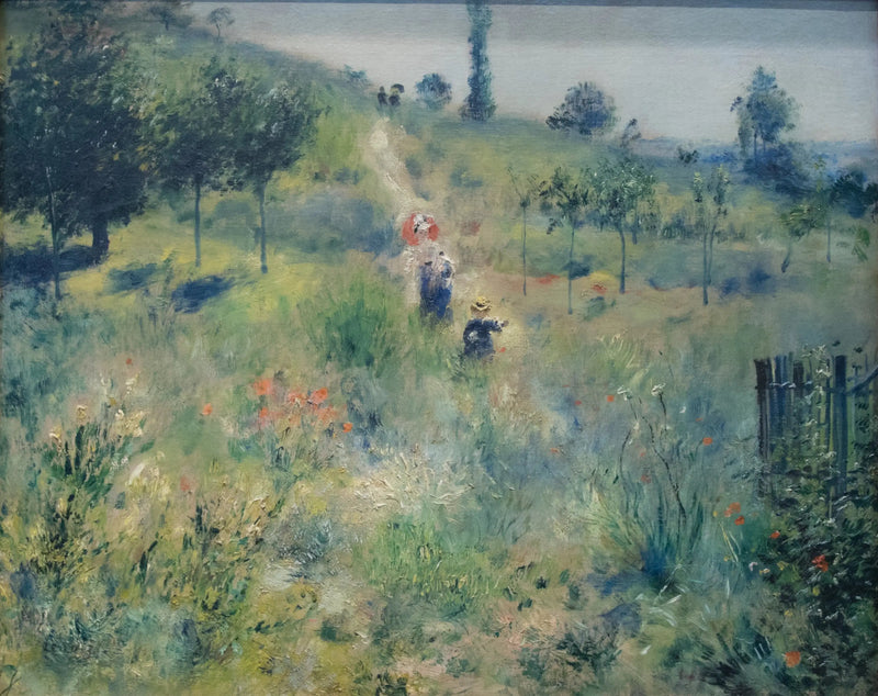 Caminho subindo nas altas ervas - Pierre-Auguste Renoir