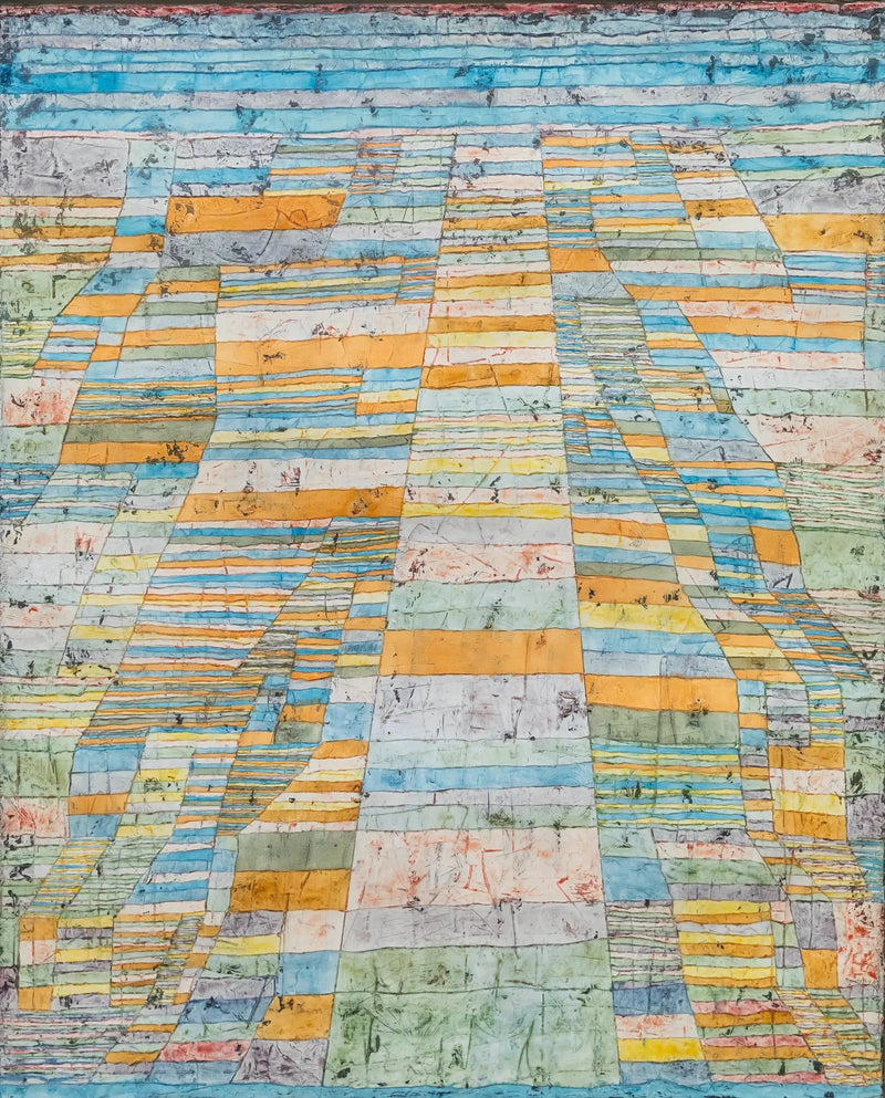 Caminho principal e caminhos laterais - Paul Klee